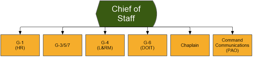 Chief of Staff Org Chart Chief of Staff Org Chart
